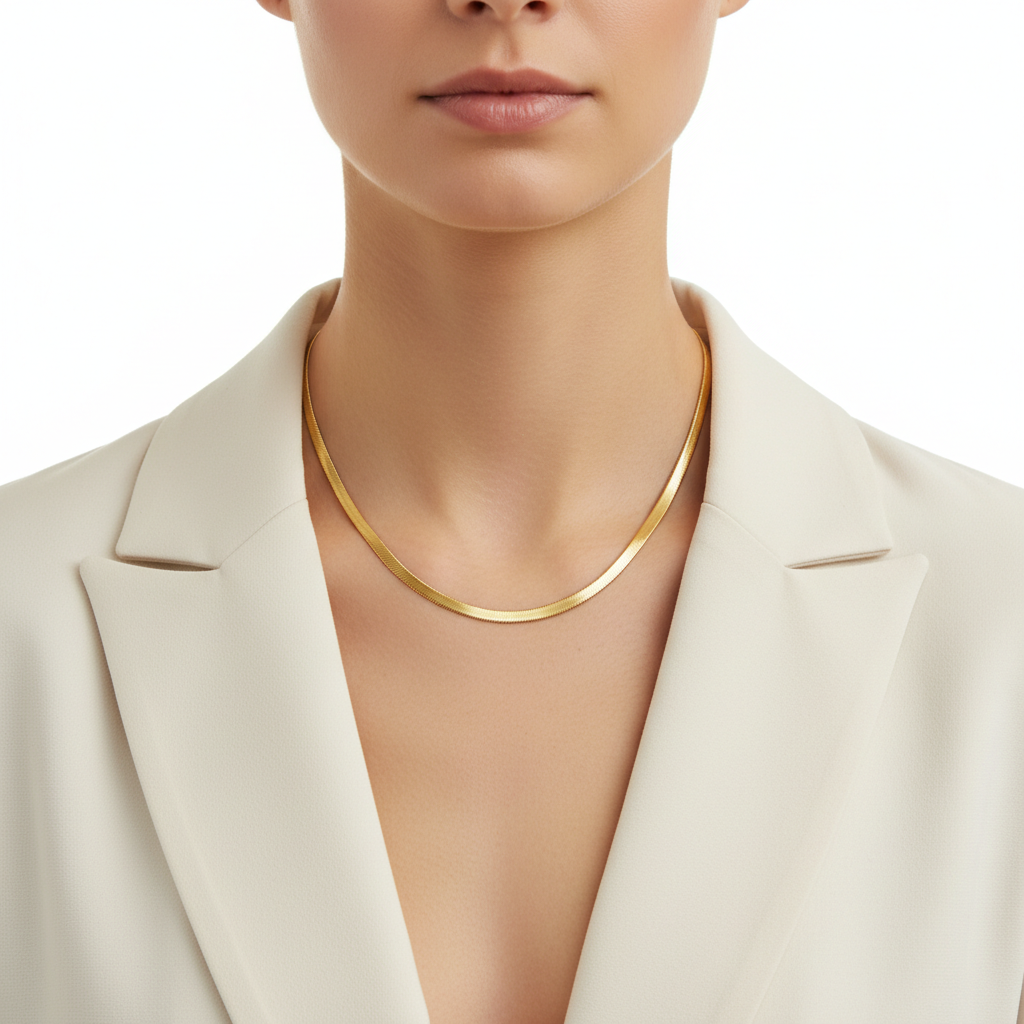 Colar Malha Snake Teste