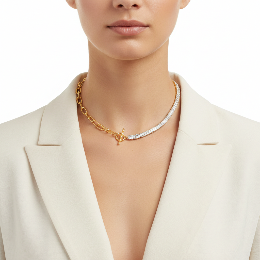 Colar Gargantilha Riviera Teste