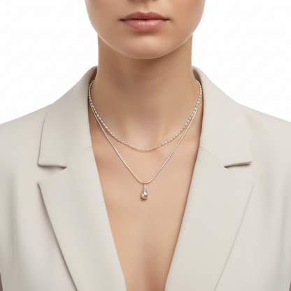 Colar Pingente de Gota