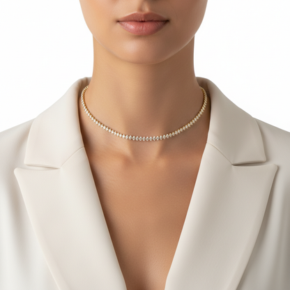 Choker Zircônia Teste